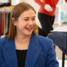 Image of Anna Schuster at industry event.