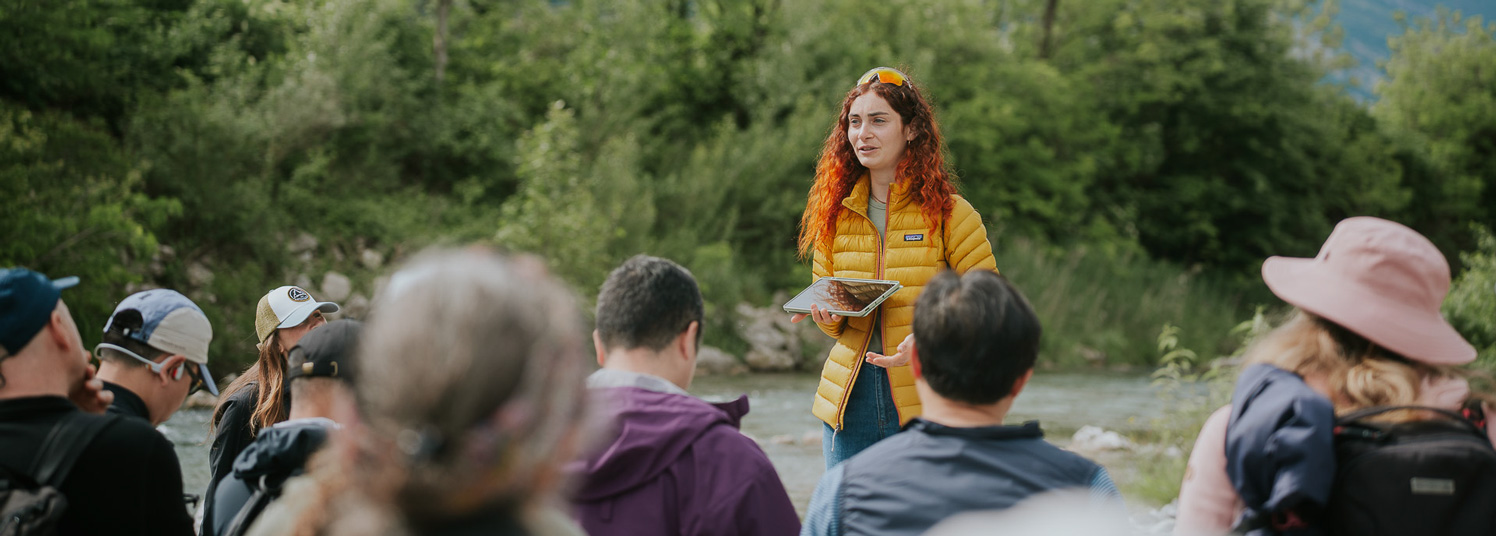 Outdoor leaders wade into citizen science on Italy's Sarca River